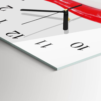 Wanduhr mit motiv quadratisch Chilischoten