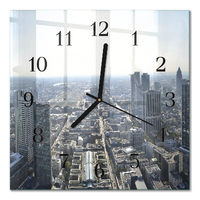 Quadratische wanduhr Horizont