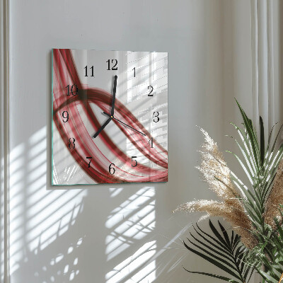 Moderne wanduhr quadratisch Abstrakte Linien