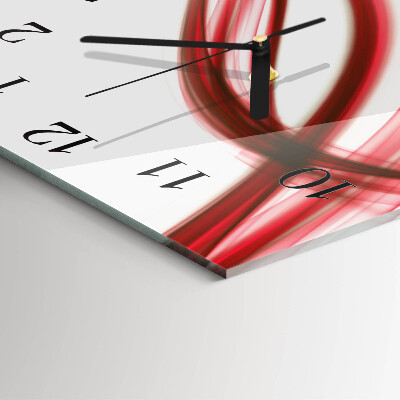 Moderne wanduhr quadratisch Abstrakte Linien