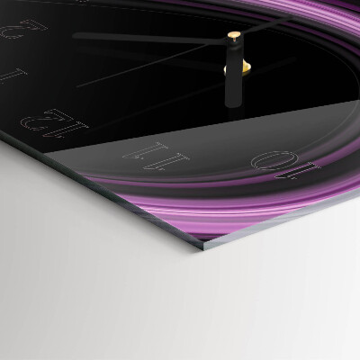Quadratische wanduhr modern Abstrakte Linien