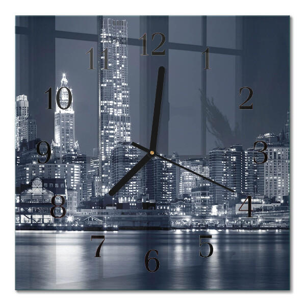 Quadratische wanduhr Horizont
