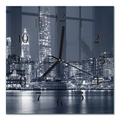 Quadratische wanduhr Horizont