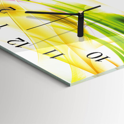 Moderne wanduhr quadratisch Abstraktion