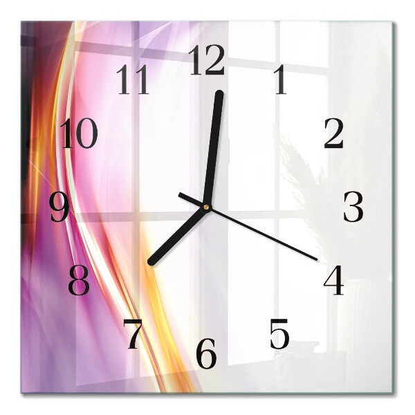 Quadratische wanduhr modern Abstraktion