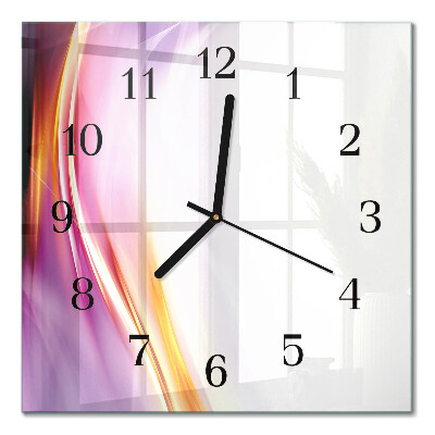 Quadratische wanduhr modern Abstraktion