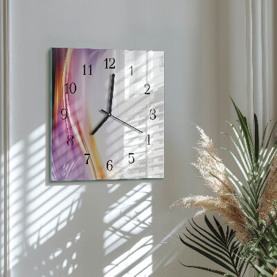 Quadratische wanduhr modern Abstraktion