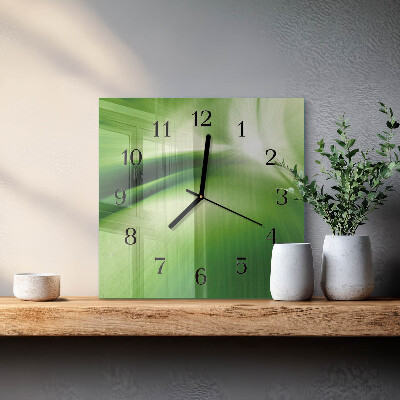 Wanduhr mit motiv quadratisch Abstraktion