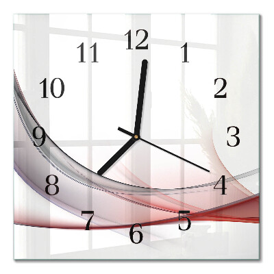 Moderne wanduhr quadratisch Abstraktion