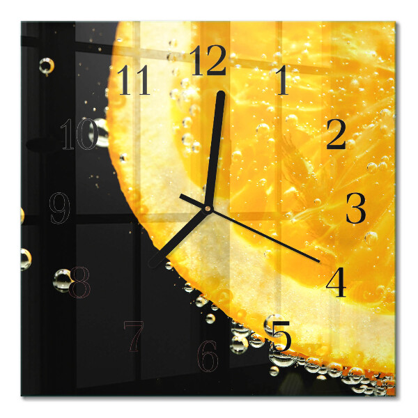 Wanduhr mit motiv quadratisch Zitrusfrüchte