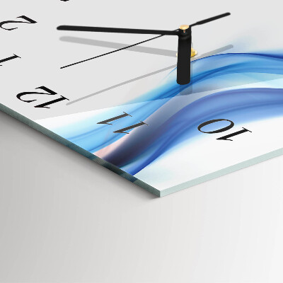 Moderne wanduhr quadratisch Abstrakter Rauch