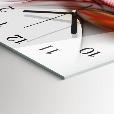 Wanduhr mit motiv quadratisch Abstrakte Linien