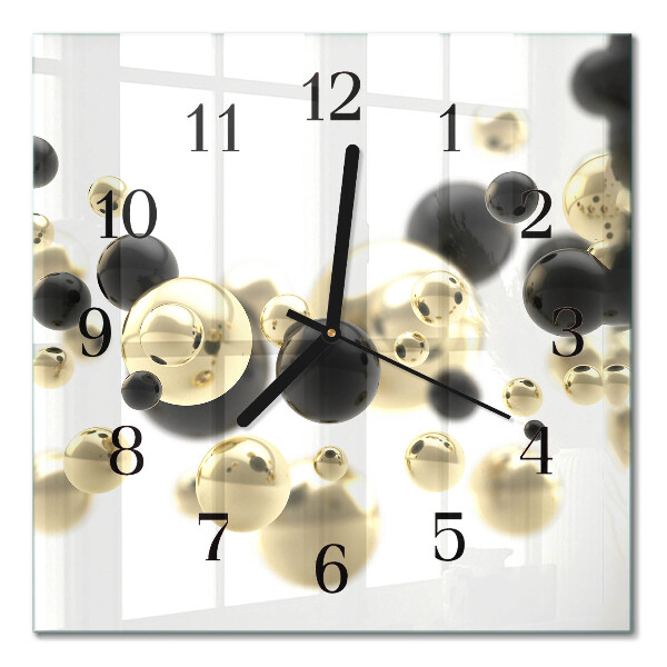 Wanduhr mit motiv quadratisch Abstraktion