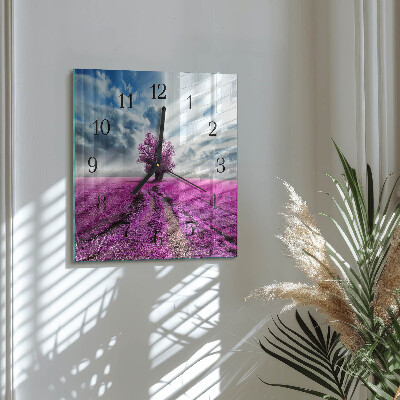 Quadratische wanduhr modern Feld