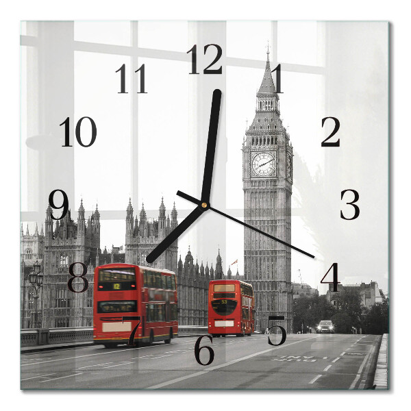 Glasuhr quadratisch London