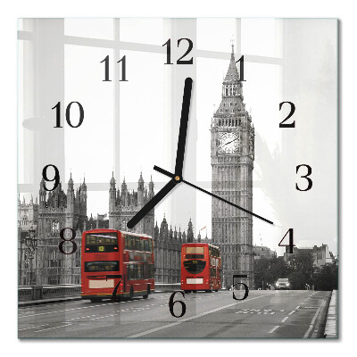 Glasuhr quadratisch London