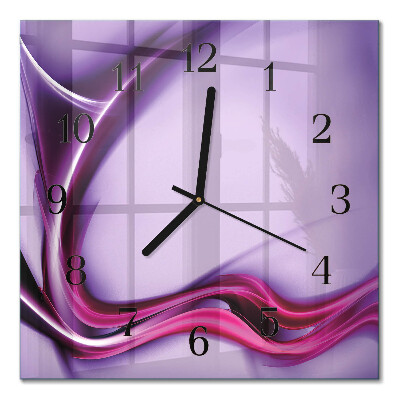 Wanduhr mit motiv quadratisch Abstraktion