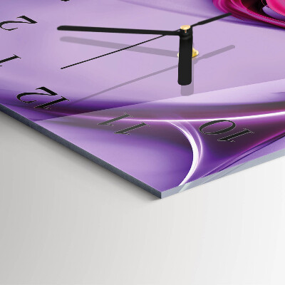Wanduhr mit motiv quadratisch Abstraktion