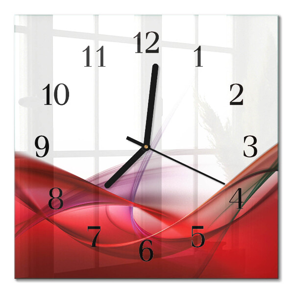 Quadratische wanduhr modern Abstraktion