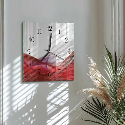 Quadratische wanduhr modern Abstraktion