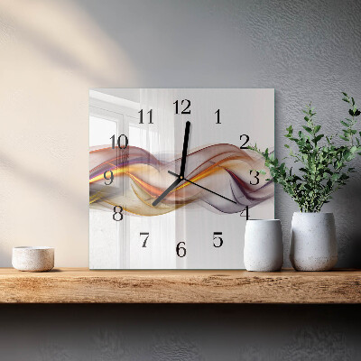Moderne wanduhr quadratisch Abstraktion