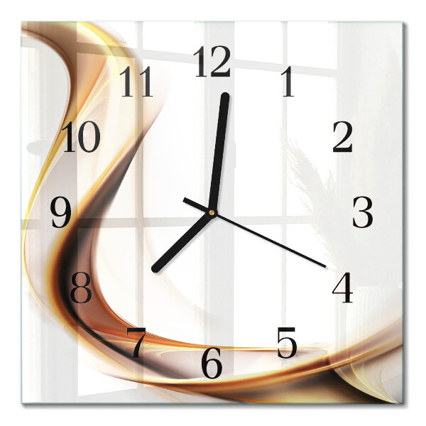 Quadratische wanduhr Abstraktion