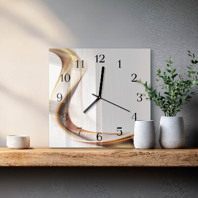 Quadratische wanduhr Abstraktion