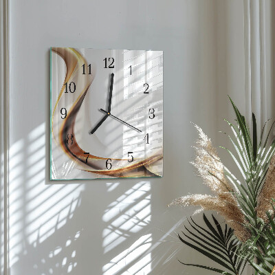 Quadratische wanduhr Abstraktion