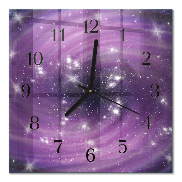 Quadratische wanduhr modern Abstraktion