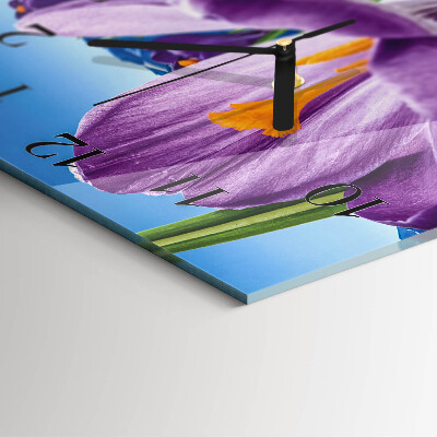 Quadratische wanduhr modern Frühling