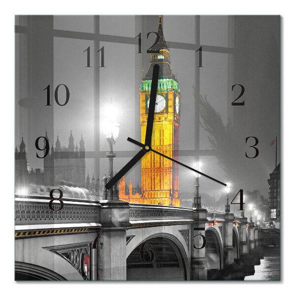 Wanduhr mit motiv quadratisch Big Ben