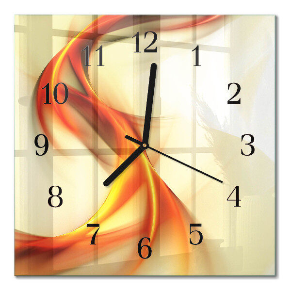Wanduhr mit motiv quadratisch Abstraktion