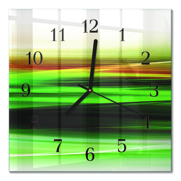 Quadratische wanduhr Abstraktion
