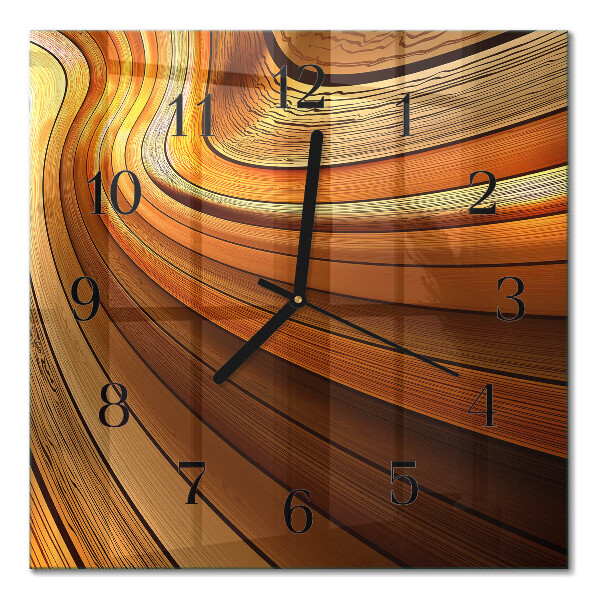 Wanduhr mit motiv quadratisch Abstraktion