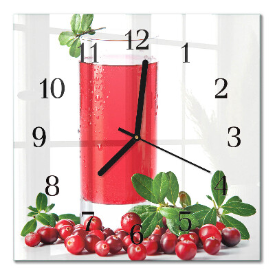 Wanduhr mit motiv quadratisch Cranberries