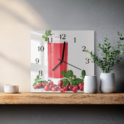 Wanduhr mit motiv quadratisch Cranberries
