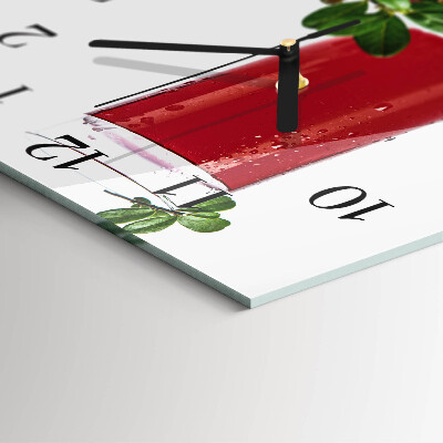 Wanduhr mit motiv quadratisch Cranberries