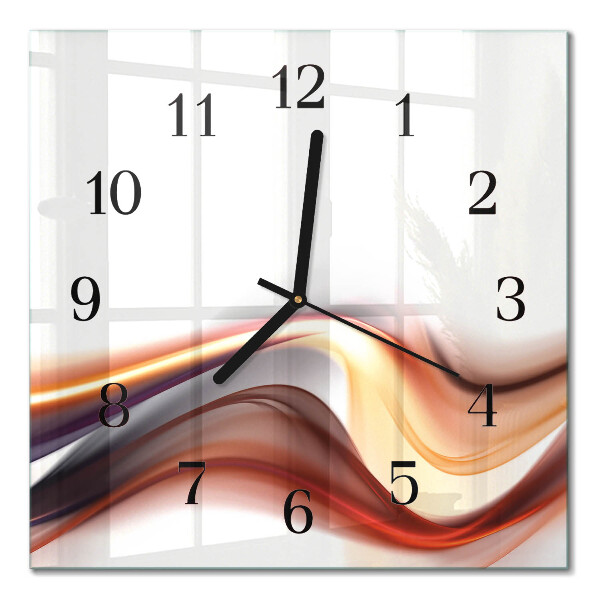 Quadratische wanduhr Abstraktion