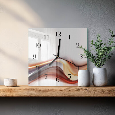 Quadratische wanduhr Abstraktion