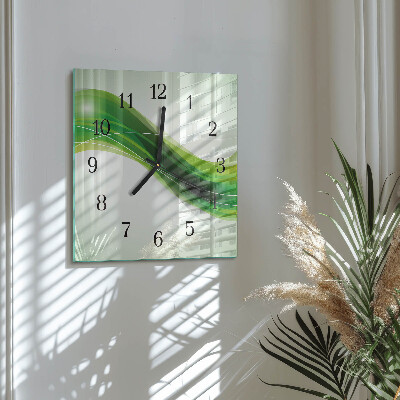 Quadratische wanduhr Abstraktion