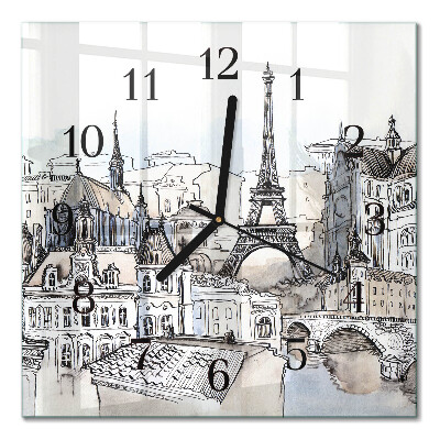 Quadratische wanduhr modern Denkmäler