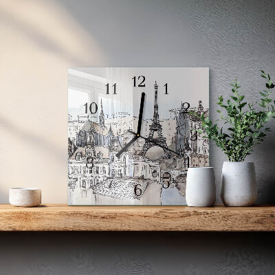 Quadratische wanduhr modern Denkmäler