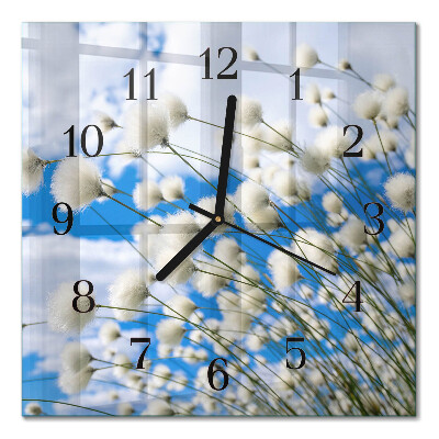Quadratische wanduhr modern Baumwolle