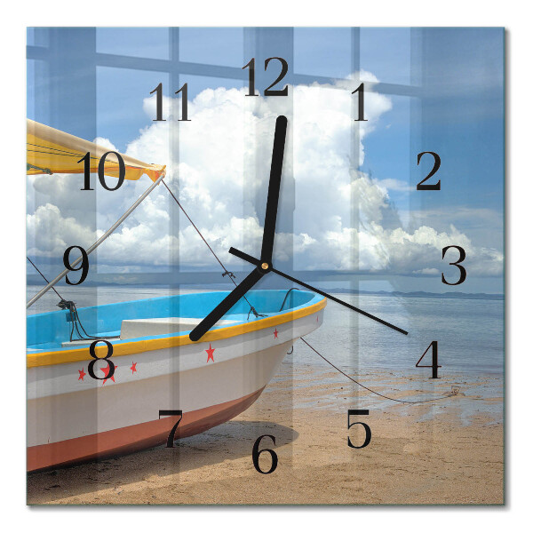 Quadratische wanduhr Łódź