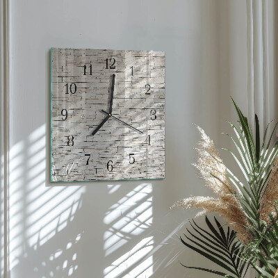 Quadratische wanduhr Klinker