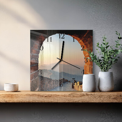 Moderne wanduhr quadratisch Chinesische Mauer