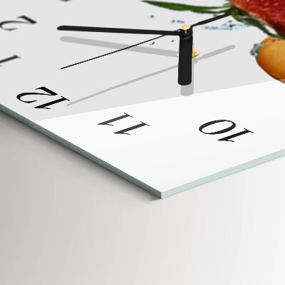 Wanduhr mit motiv quadratisch Grapefruit