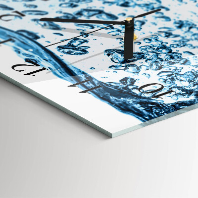 Wanduhr mit motiv quadratisch Wasser