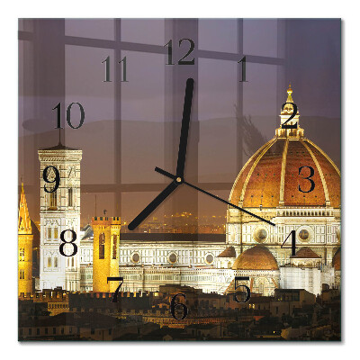 Moderne wanduhr quadratisch Basilika