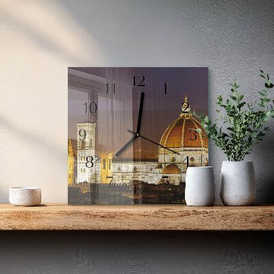 Moderne wanduhr quadratisch Basilika
